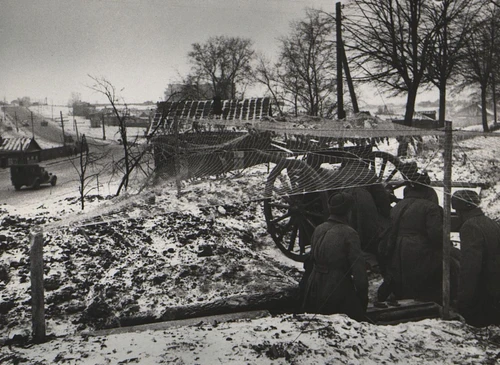 На подступах к Москве. А.В. Устинов. 1941