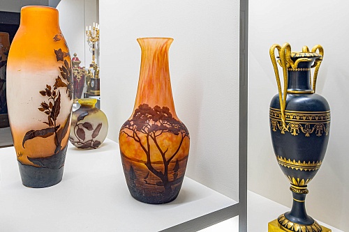 Мастер-класс «Пейзаж в цветах заката. Роспись стеклянной вазы»